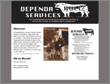 Tablet Screenshot of dependabullservice.com